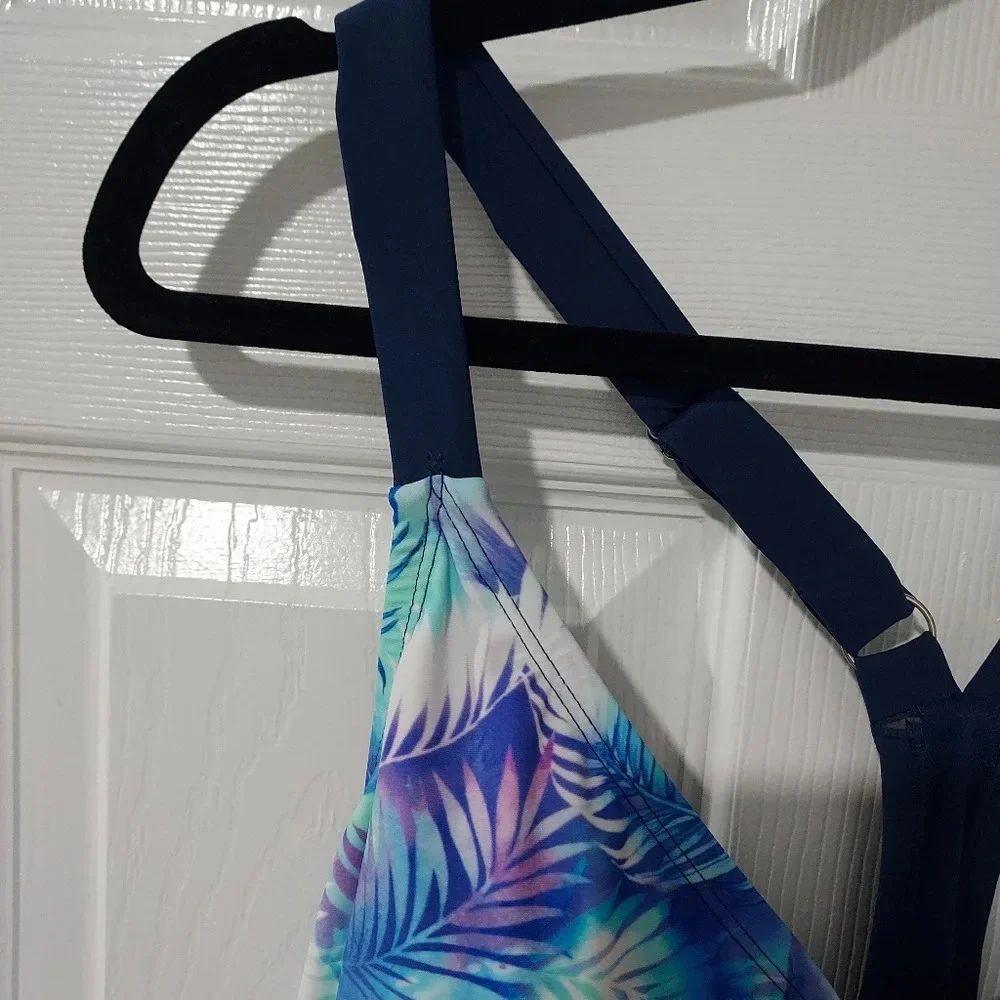 NWT Heat Swimwear Seaside Chic Racerback Tankini in Size 18W
